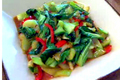 Chinese Style Stir Fried Garlic and Ginger Bok Choy 